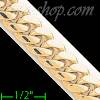 14K Gold Miami Cuban Chain 8.5" 8.6mm