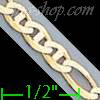 14K Gold Gentle Ficonucci Chain 16" 3.8mm