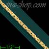 14K Gold Byzantine Chain 18" 2.1mm