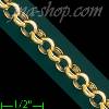 14K Gold Rolo Chain 24" 5.8mm