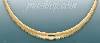 14K Gold Omega Necklace Chain 17" 9.5 ~ 4mm