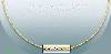 14K Gold Omega Necklace Chain 17" 1.2mm