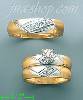 14K Gold 0.19ct Diamond Wedding Set Rings