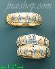 14K Gold 0.35ct Diamond Wedding Set Rings