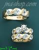 14K Gold 0.43ct Diamond Wedding Set Rings