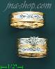 14K Gold 0.22ct Diamond Wedding Set Rings