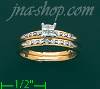 14K Gold 0.33ct Diamond Wedding Set Ring
