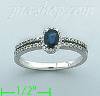 14K Gold Diamond 0.5ct / Sapphire 0.25ct Colored Stone Ring