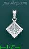 14K Gold 0.25ct Diamond Charm Pendant