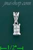 14K Gold 0.3ct Diamond Charm Pendant