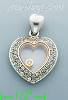 14K Gold 0.23ct Diamond Charm Pendant