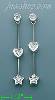 14K Gold 0.13ct Diamond Earrings