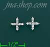 14K Gold 0.12ct Diamond Earrings