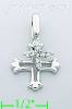 14K Gold 0.14ct Diamond Charm Pendant