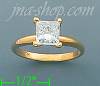 14K Gold 1.5ct Diamond Solitaire Ring