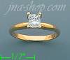 14K Gold 0.75ct Diamond Solitaire Ring