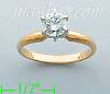 14K Gold 0.75ct Diamond Solitaire Ring