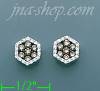 14K Gold 0.5ct Diamond Half Set Earrings