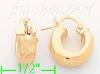 14K Gold Mini Hoop & Hinged Earrings