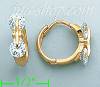 14K Gold Huggies Earrings