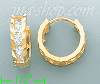 14K Gold Huggies Earrings