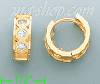 14K Gold Huggies Earrings