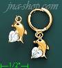 14K Gold Huggies Earrings