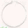 14K Gold White Hoop Earrings