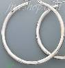 14K Gold White Hoop Earrings