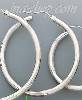 14K Gold White Hoop Earrings