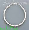 14K Gold White Hoop Earrings