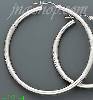 14K Gold White Hoop Earrings