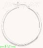 14K Gold White Hoop Earrings