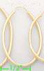 14K Gold Plain Hoop Earrings