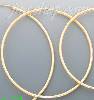 14K Gold Plain Hoop Earrings