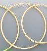 14K Gold Plain Hoop Earrings