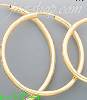 14K Gold Plain Hoop Earrings