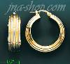 14K Gold Italian Fancy Earrings