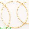 14K Gold Stamped Hoop Earrings