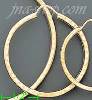 14K Gold Stamped Hoop Earrings