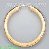 14K Gold Dia-Cut Hoop Earrings