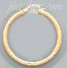 14K Gold Dia-Cut Hoop Earrings