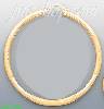 14K Gold Dia-Cut Hoop Earrings