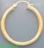 14K Gold Dia-Cut Hoop Earrings