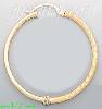 14K Gold Dia-Cut Hoop Earrings