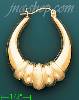 14K Gold Hollow Earrings