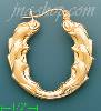 14K Gold Hollow Earrings