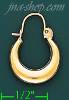 14K Gold Hollow Earrings