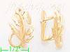 14K Gold Leaf Earrings