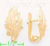 14K Gold Leaf Earrings